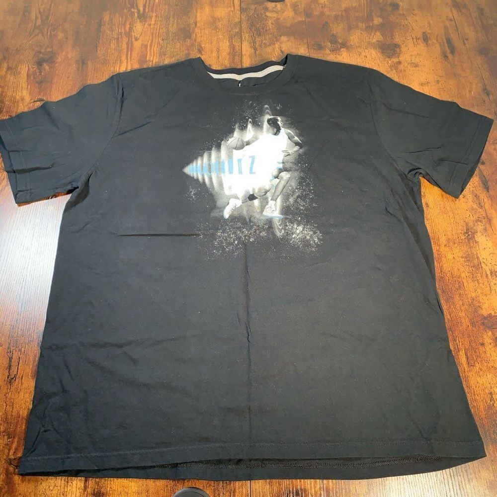 Jordan T-Shirt Men's 2XL Black UNC North Carolina Retro 11s Sneakerhead